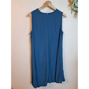 Eileen Fisher Blue Midi Dress
